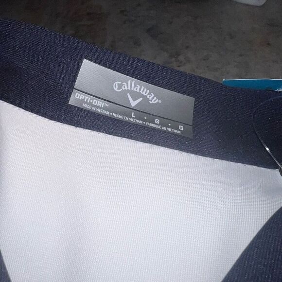 Callaway OPTI•DRI™ Golf Dress Sun Protection 50UPF Brilliant White Women’s Large - Picture 11 of 14